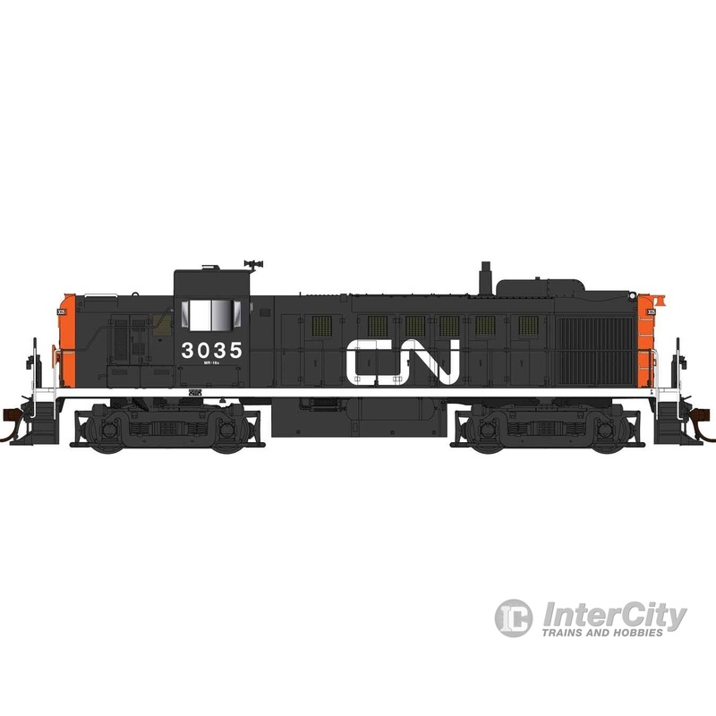 Bowser HO 25255 Alco RS3 – LokSound & DCC – Canadian National #3039 (black, red, white, Large Noodle Logo)