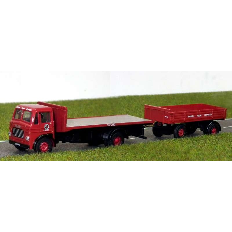 DA-99 B-T MODELS Leyland Beaver Flatbed and Trailer “British Road Services”