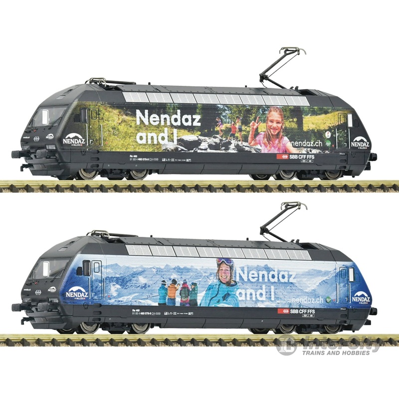 Fleischmann 7560053 N Electric locomotive 460 078-9 “Nendaz”, SBB , DC Analog