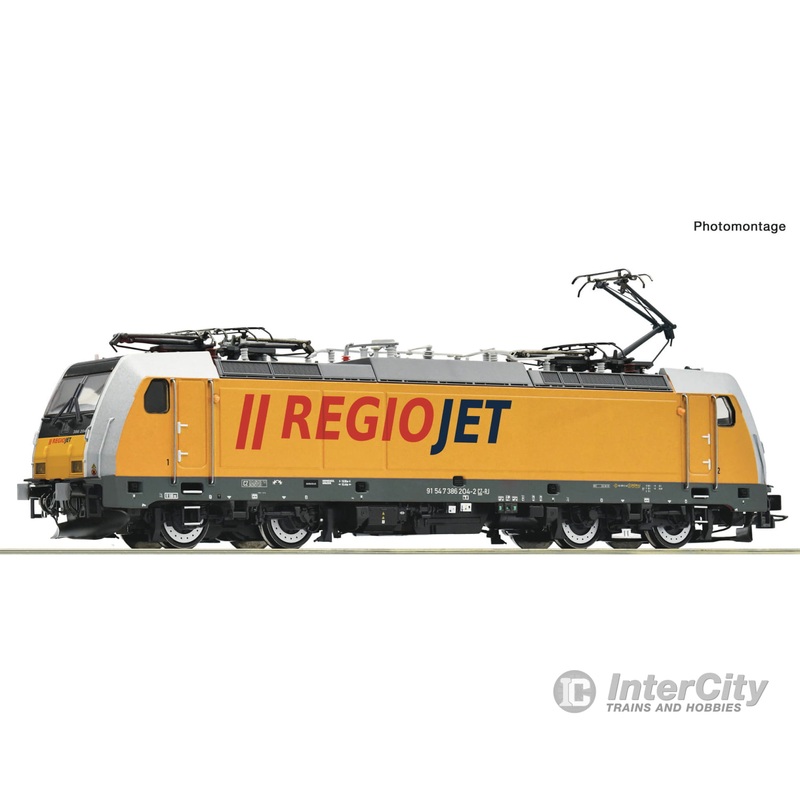Roco 7520102 HO Electric locomotive 386 204-2, Regiojet , AC Digital Sound