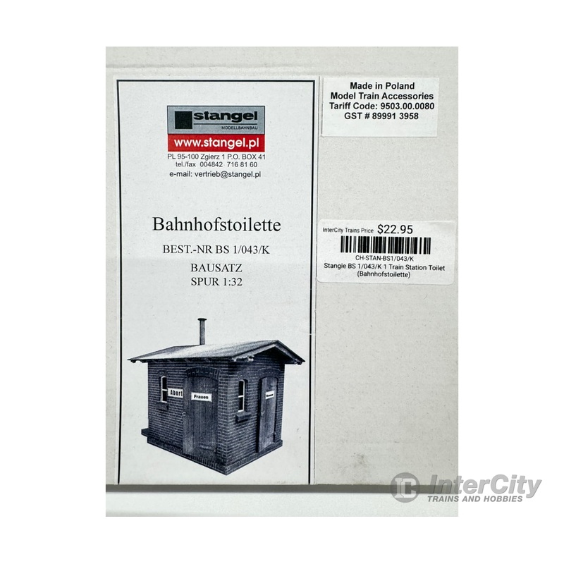 Stangel BS 1/043/K 1 Train Station Toilet (Bahnhofstoilette)