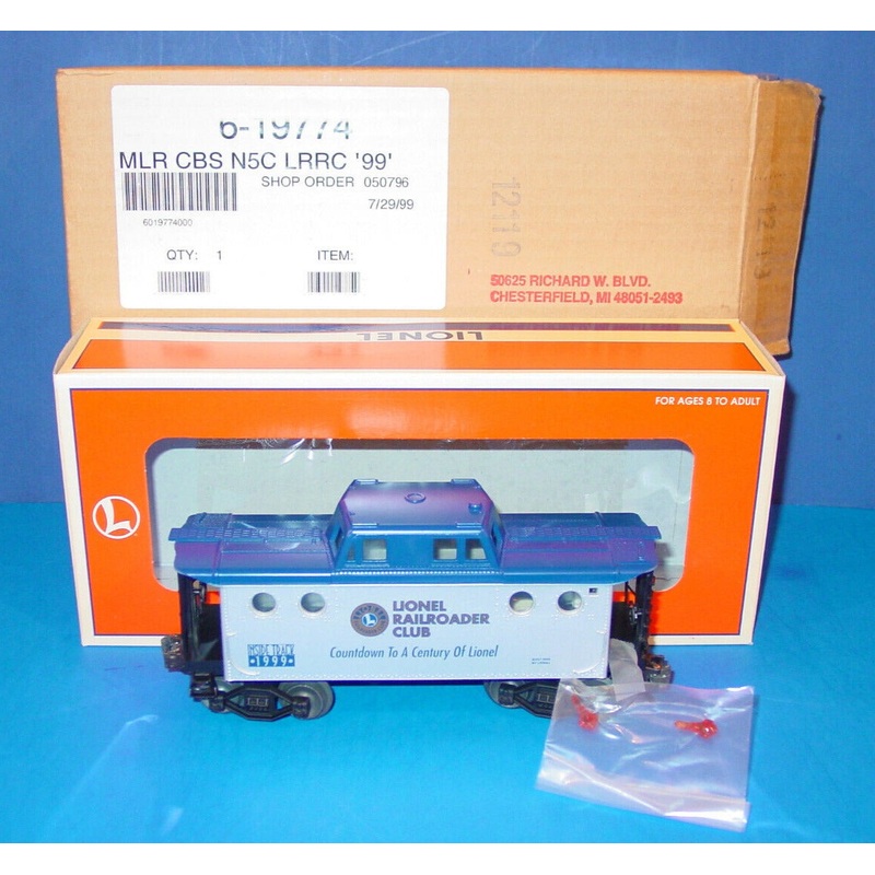 Lionel 6-19774 Porthole Caboose LRRC “99”