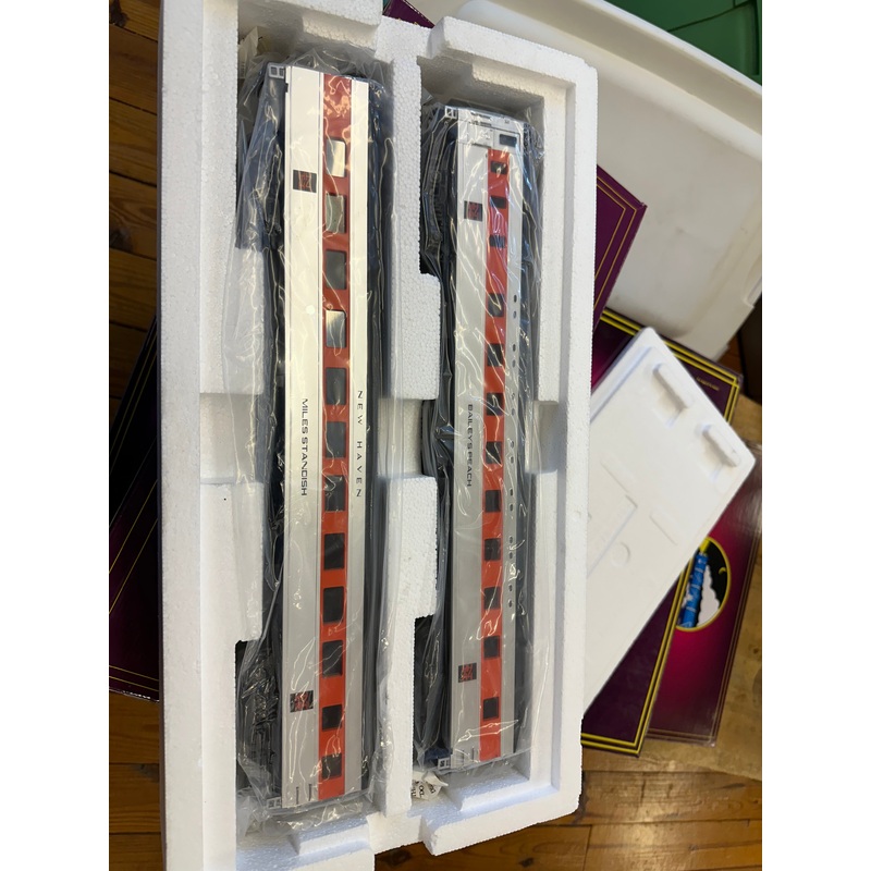 MTH New Haven 2 Car Sleeper/Diner Passenger Set Smooth Side  NEW