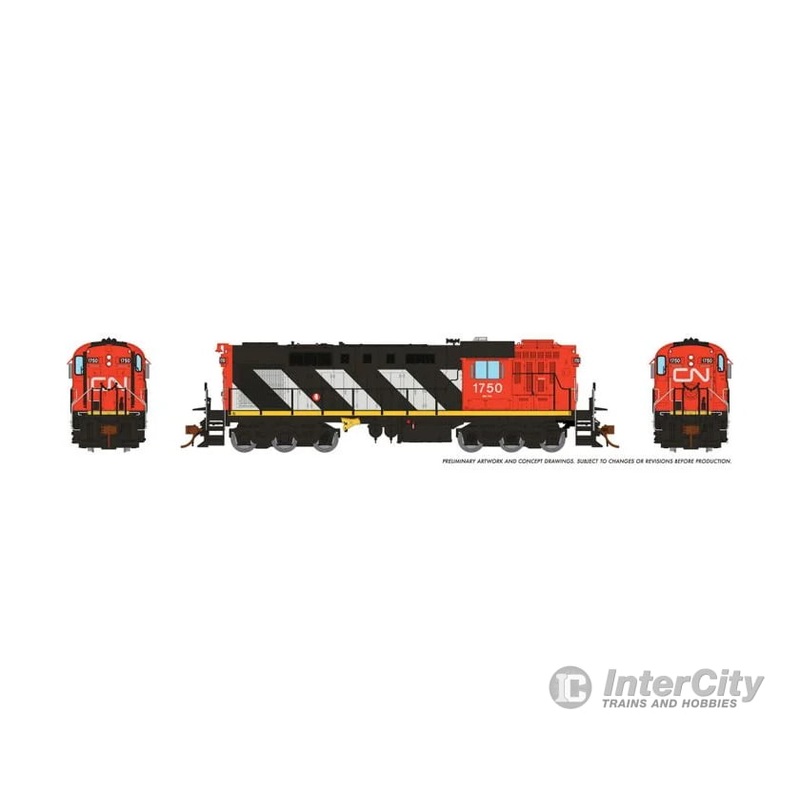 Rapido 032556 HO RSC-14 (DC/DCC/Sound): Canadian National – Stripes #1754