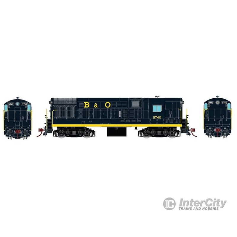 Rapido 044004 HO Scale H16-44 (DC/Silent): Baltimore & Ohio #9743