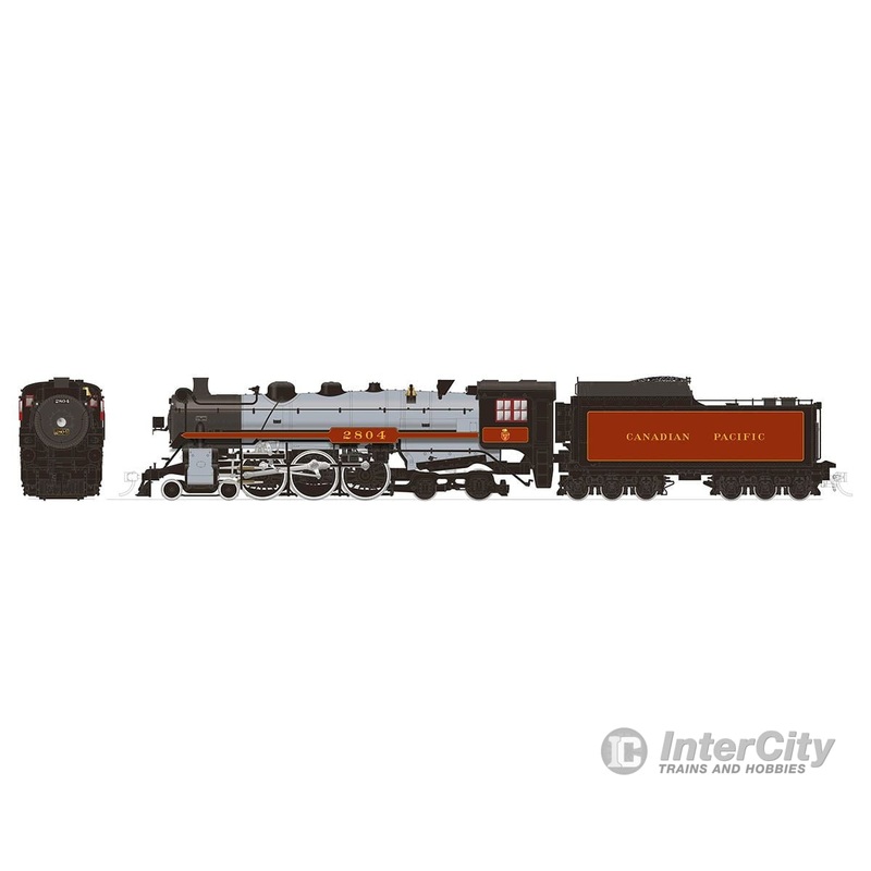 Rapido 601011 HO H1a 4-6-4 Hudson (DC/Silent): CPR – Beaver Shield: #2804