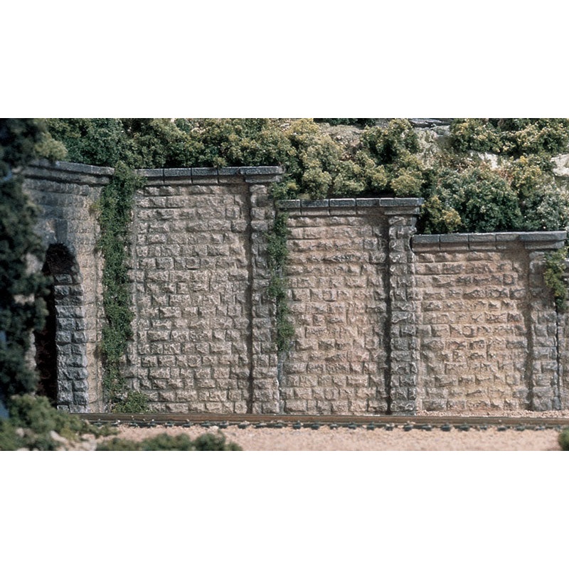 Woodland Scenics WDS C1259 WDS1259 Cut Stone Retaining Wall – HO Scale NEW