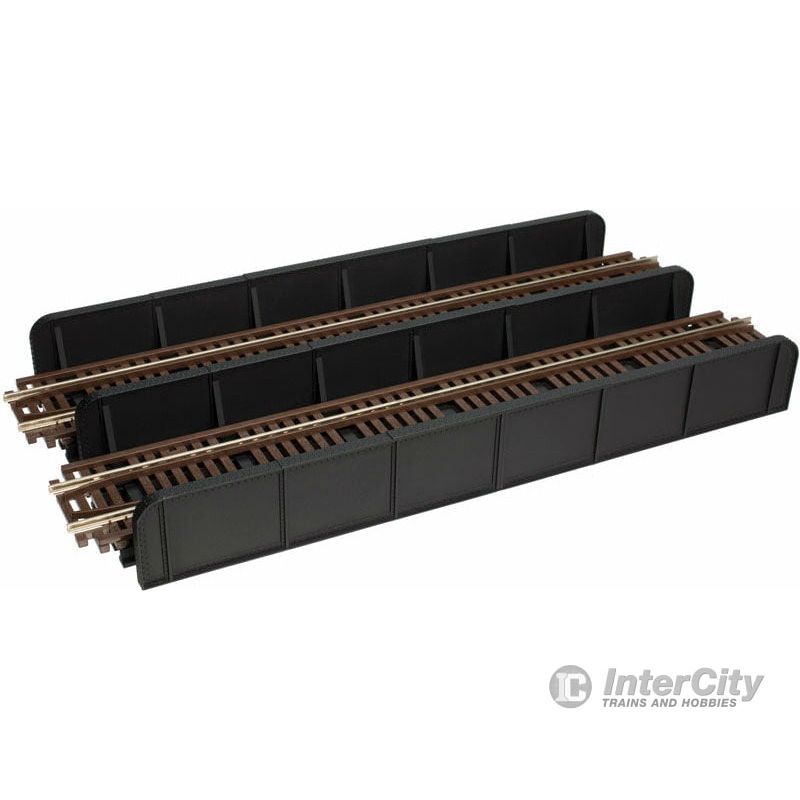 Atlas 881 Through Plate-Girder Bridge with Code 100 Track — Kit – Double Track, Bridge: 8″ 20.3cm, Track: 9″ 22.9cm