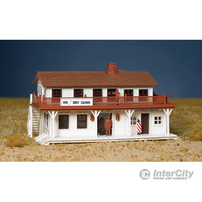 Bachmann 45162 Plasticville Classic Kit – Saloon & Barber Shop