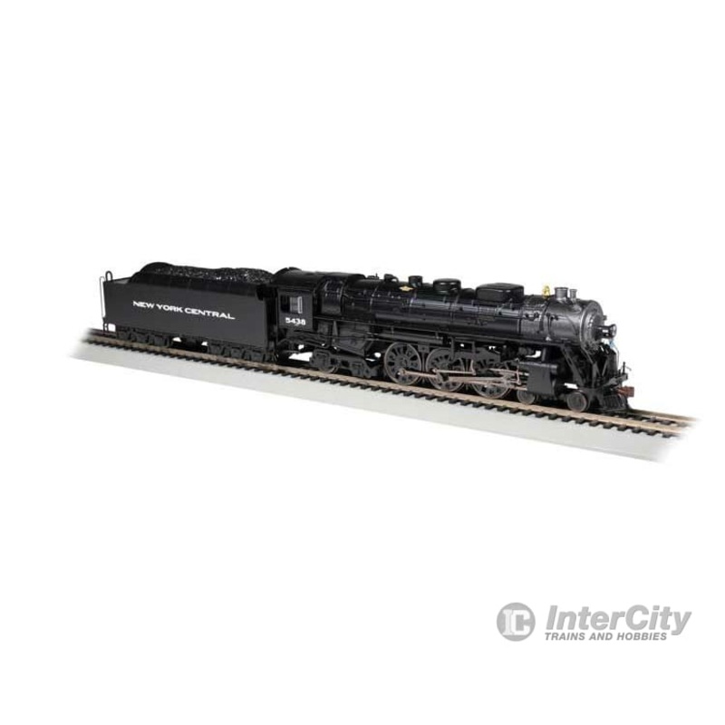 Bachmann 53604 Class J3a 4-6-4 Hudson – WOWSound(R) and DCC — New York Central 5438 (black, graphite, Gothic Lettering)