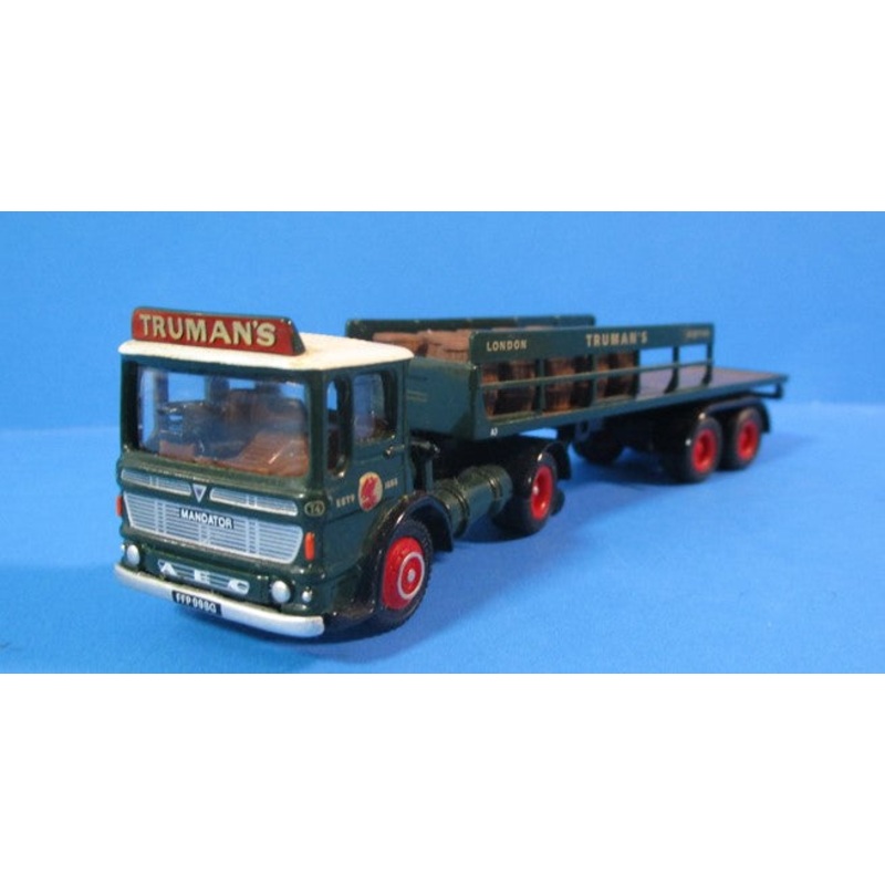 E22604 AEC Matador Ergomatic articulated flatbed lorry “TRUMAN’S” with barrel load – BOXED