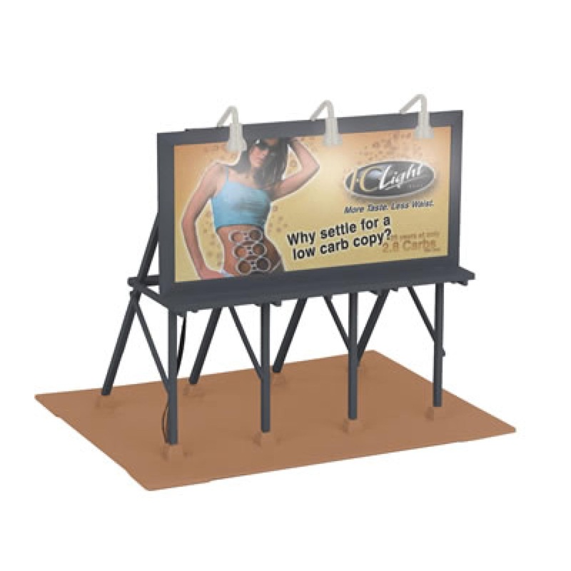MTH Railking 30-90072 Iron City Lite Lighted Billboard O SCALE NEW
