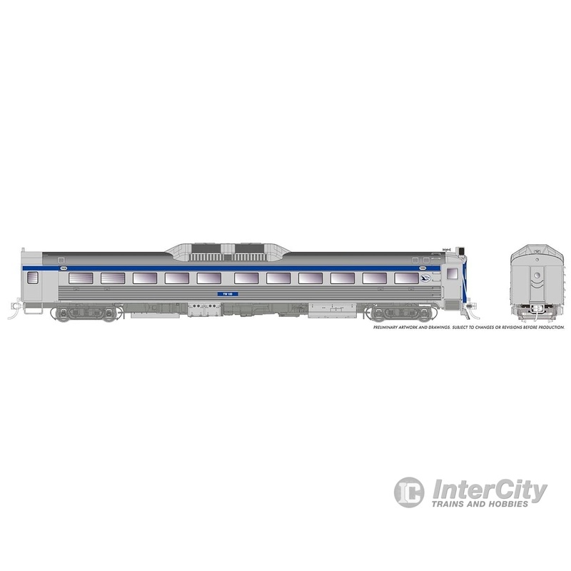 Rapido 016344 HO Budd RDC-1 (Ph 1b) (DC/Silent): Yreka Western: #100