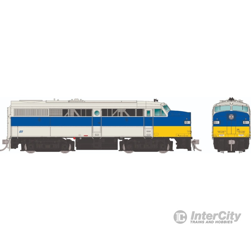 Rapido 037054 HO ALCo FA-1 (DC/Silent): Long Island – Grey & Blue: #613