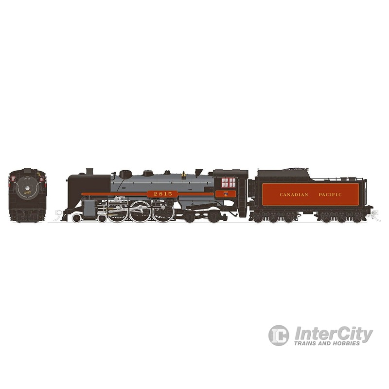 Rapido 601009 HO H1b 4-6-4 Hudson (DC/Silent): CPR – “World’s Greatest Travel System” Herald:2815