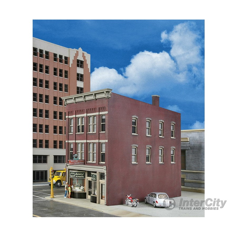 Walthers Cornerstone 3476 Jewelry Store — Kit – 3-9/16 x 5-7/8 x 6″ 9.1 x 14.9 x 15.2cm