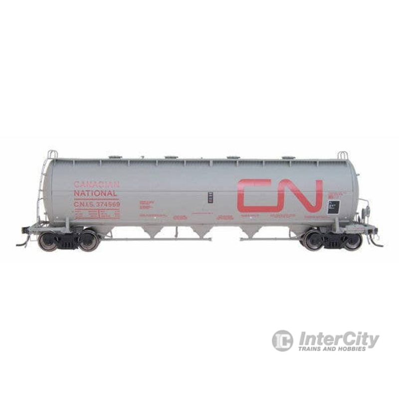Intermountain HO 48901 Procor Pressure-Flow Hopper – Canadian National (gray, red Noodle Logo & Lettering)