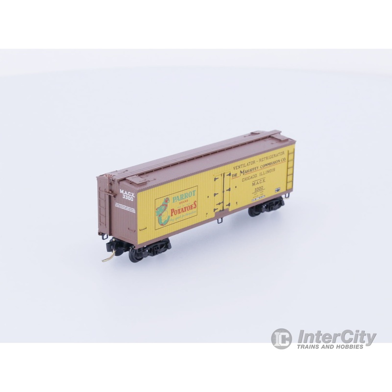 Micro Trains 49480 N Reefer, Ice, 40′, Wood Parrot Potatoes , MACX 3300