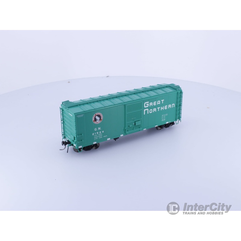Rapido 155003A HO 40′ Box Car With Early IDNE Glacier Green Great Northern (GN) 21524