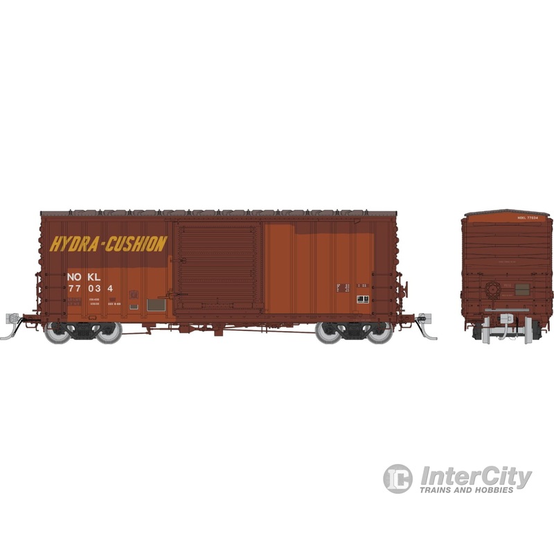 Rapido 164010 HO PC&F B-100-34 Boxcar: Northwestern Oklahoma Railroad (NOKL): 3-Pack