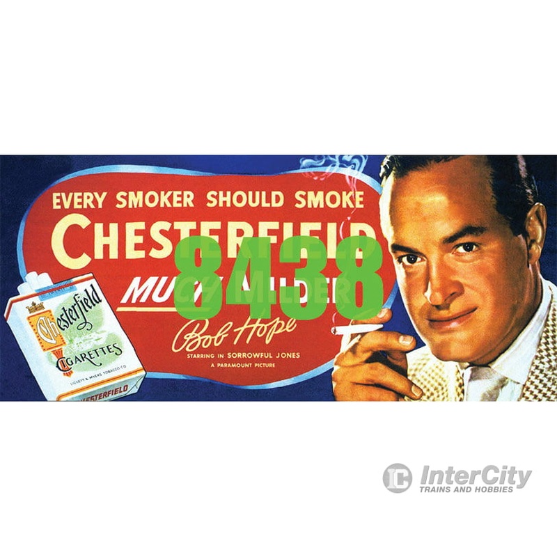 Tichy Train Group 8438 Bob Hope Chesterfield Billboard – Kit