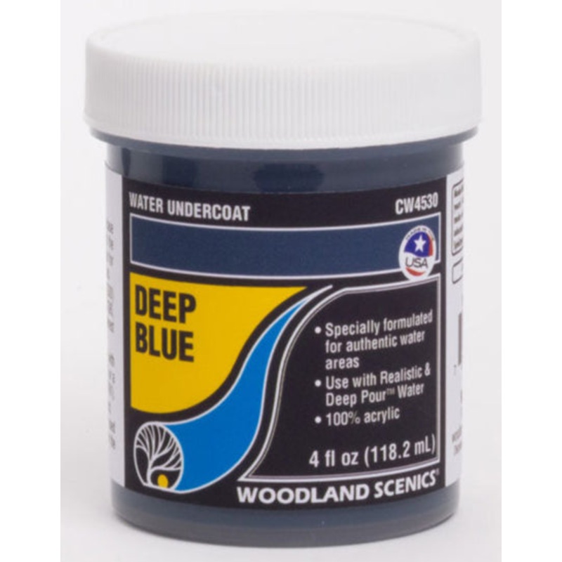 Woodland Scenics WDS CW4530 WDS4530 Water Undercoat – Deep Blue NEW