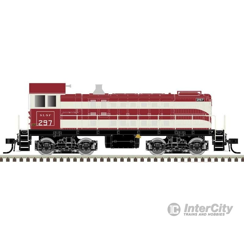 Atlas 10003403 Alco S2 – LokSound and DCC – Master(R) Gold — St. Louis-San Francisco 297 (Ex-NEO, red, white)
