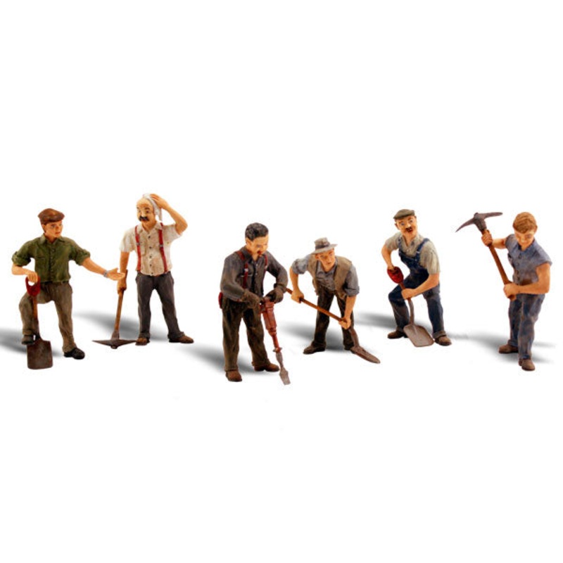 Woodland Scenics WDS2761 Road Crew Scale Figures O Scale