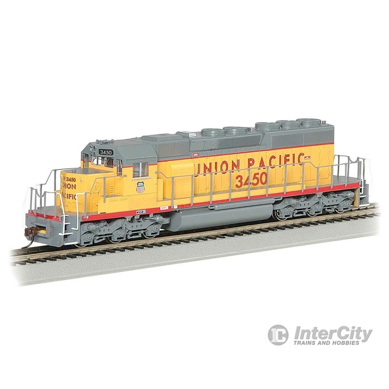 Bachmann 67205 EMD SD40-2 w/DCC & Sound — Union Pacific #3450 (Armour Yellow, gray, red)