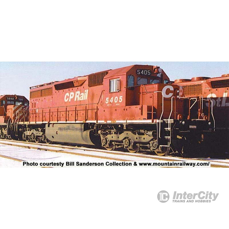 Bowser HO #24904 CP Rail Action Red w/8″ Nose stripes, no multi mark Road #5412 Executive Line