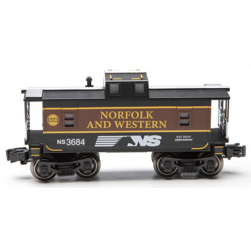 Menards 279-6853 Norfolk & Western N&W Caboose with Lights Limited  O SCALE NEW