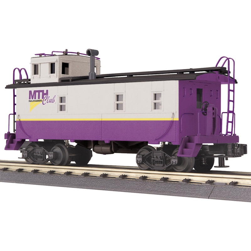 MTH Railking 30-7779 MTHRRC Offset Steel Caboose -O SCALE Like New