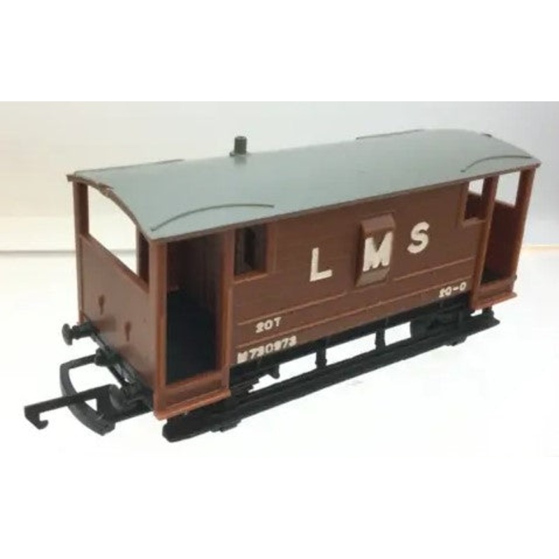 W4311P WRENN 20T Brake Van M730973 in LMS Bauxite – pre-owned like new – BOXED