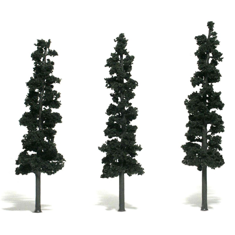 Woodland Scenics WDS TR1563 WDS1563 Conifer Green – 3/pkg O SCALE NEW