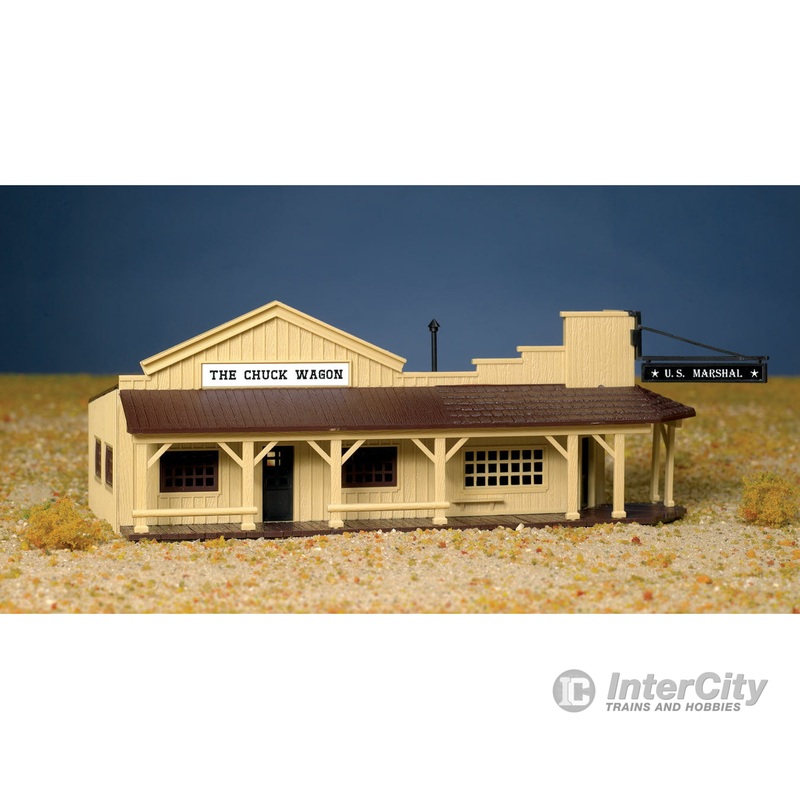 Bachmann 45161 Marshall’s Office & Restaurant – Plasticville USA(R) — Kit
