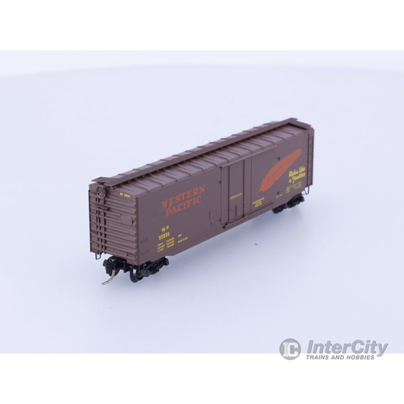 Micro Trains 32180 N Boxcar, 50′, Steel, Plug Door Western Pacific (WP) 55935