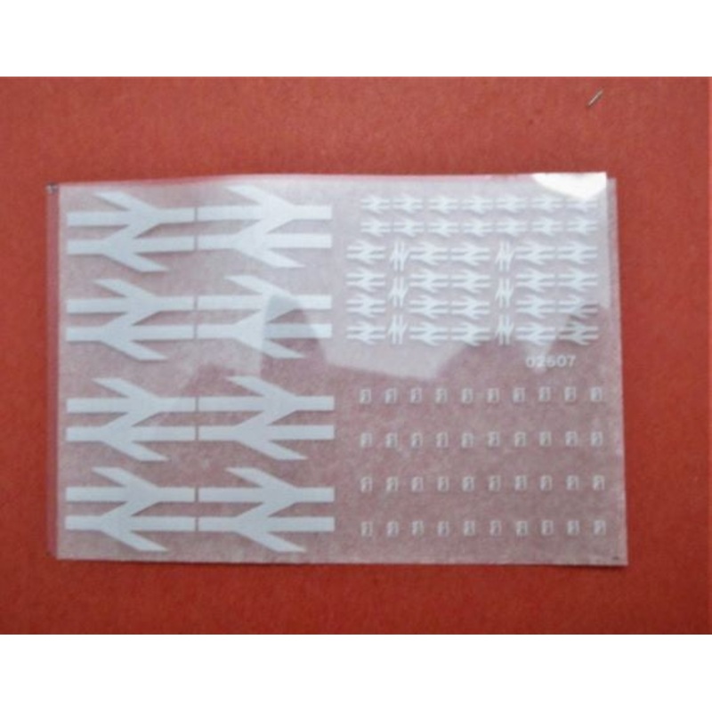 REP-22003 REPLICA Intercity white lettering 2mm (N Gauge)