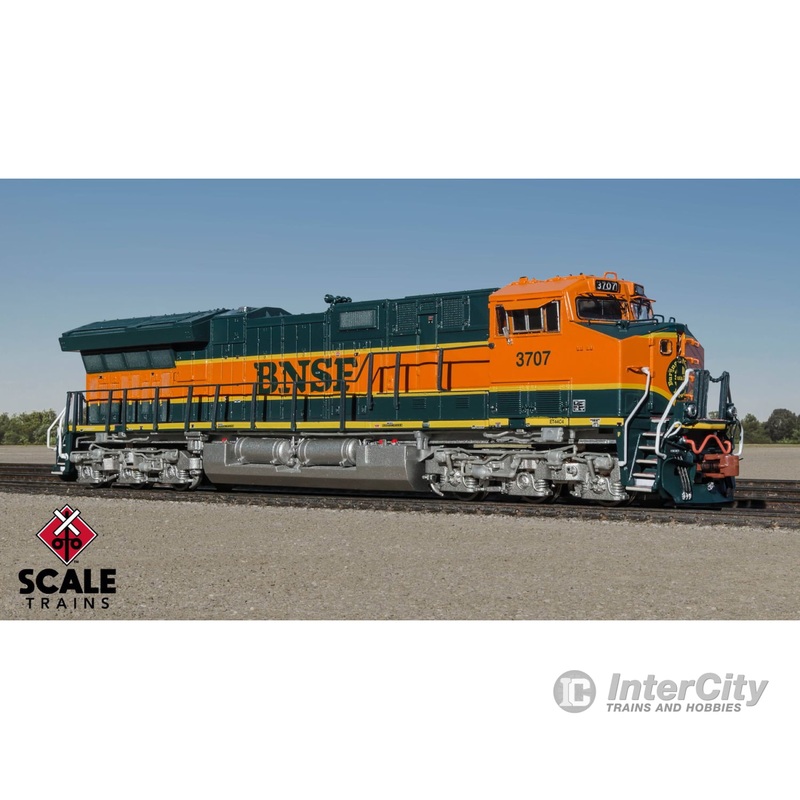 ScaleTrains SXT40455 Rivet Counter HypoTypical N Scale GE ET44C4, BNSF/Heritage I 3712 DCC & Sound Equipped