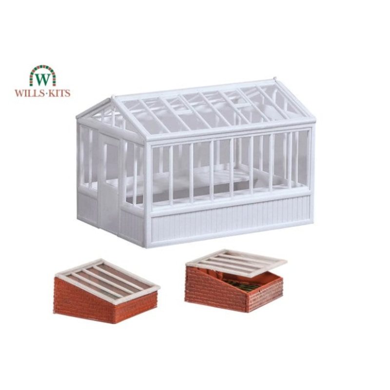 SS20 WILLS Greenhouse and Cold Frames Kit (Includes glazing material)