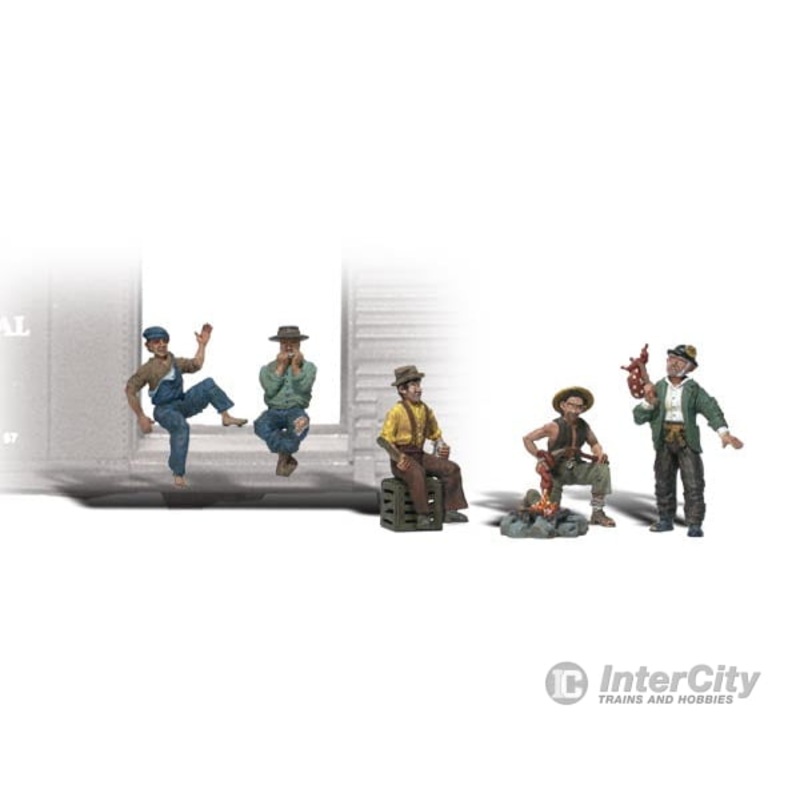 Woodland Scenics 2734 Scenic Accents(R) — Hobos pkg(5)