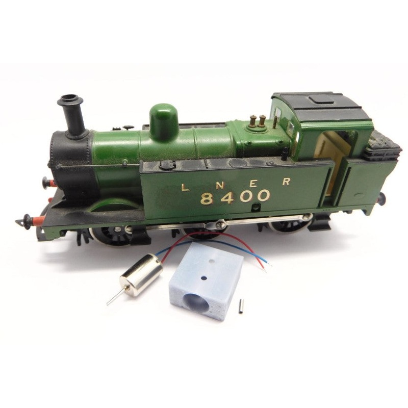 0T008 MICROMOTOR Remotorising Kit for HORNBY 3 Pole Mabuchi style open frame motors widely used in China made locos