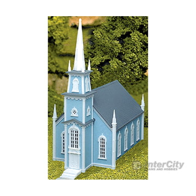 Atlas 708 19th Century Church – Kit — 9-1/2 x 4-3/4 x 10-3/4″ 23.8 x 11.9 x 26.9cm