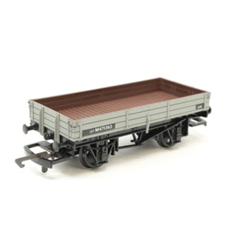 B23 DAPOL 3-Plank Open Wagon in Grey M471363 – BOXED