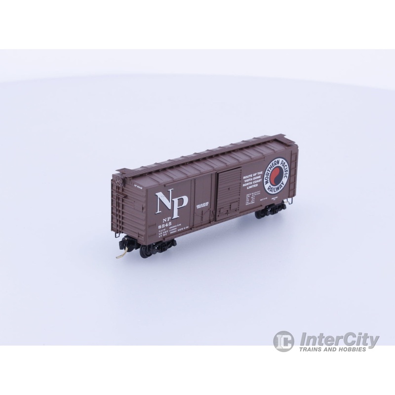 Micro Trains 22040 N 40′ Standard Box Car Plug & Sliding Door Northern Pacific (NP) 8345