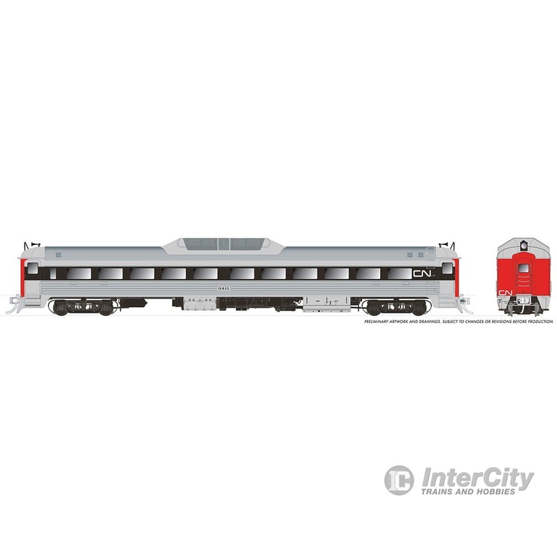 Rapido 016813 HO Budd RDC-9 (DC/DCC/Sound): CN – Wet Noodle: #6005