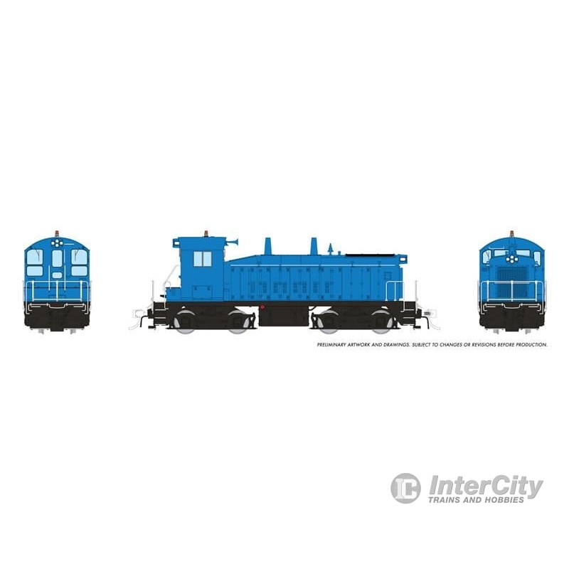 Rapido 027602 HO EMD SW9 (DC/DCC/Sound): Industrial Blue