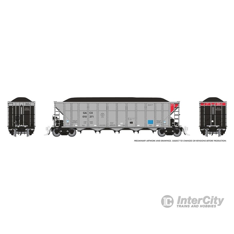 Rapido 169049 HO AutoFlood III Coal Hopper: GACX: 6-Pack #1