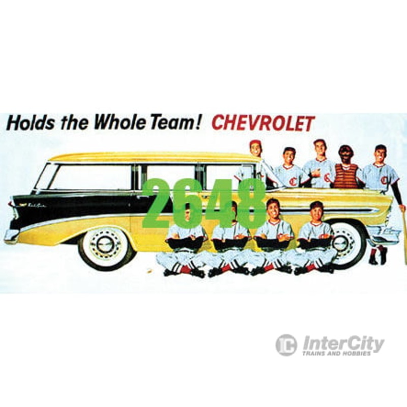Tichy Train Group 2648 Chevrolet Team Wagon Billboard – Kit