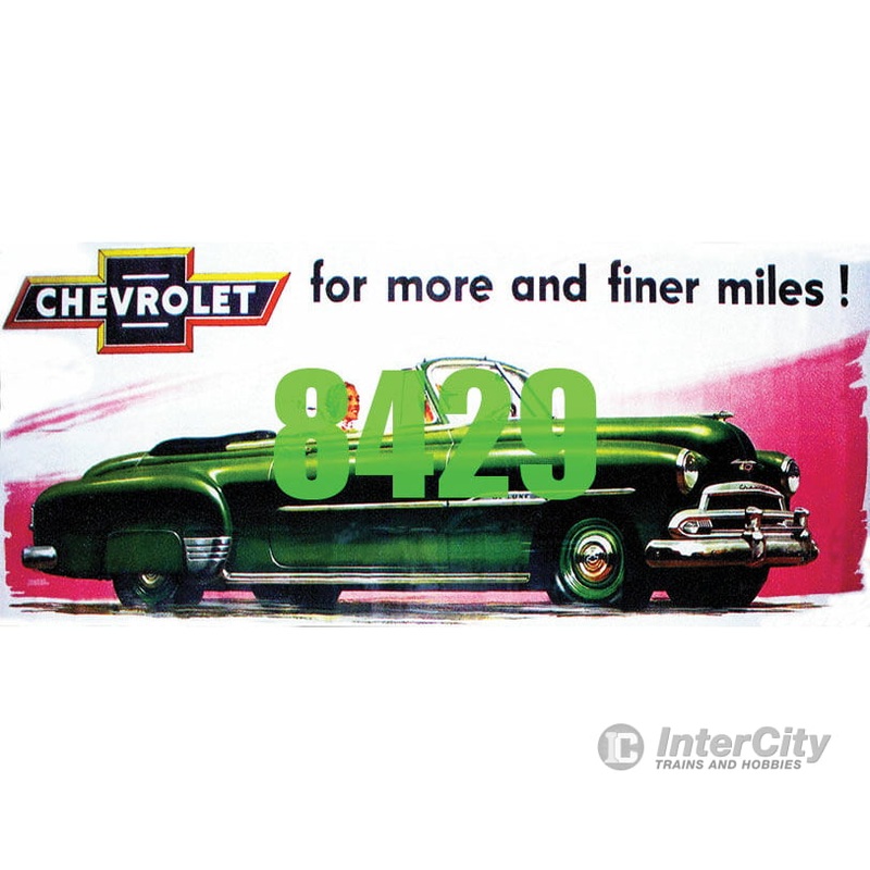 Tichy Train Group 8429 Chevrolet for More and Finer Miles Billboard – Kit