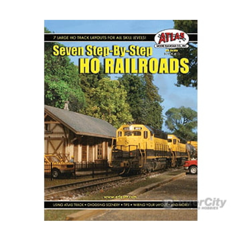 Atlas 13 Seven Step-by-Step HO Railroads
